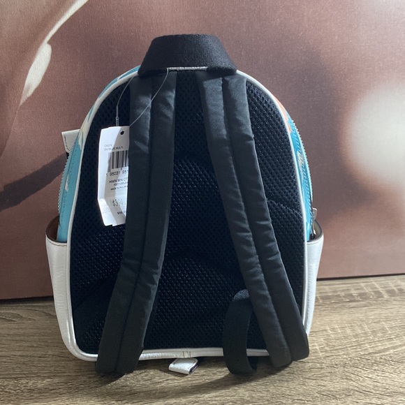 Coach Mini Court Backpack With Hawaiian Print NWT - Picture 2 of 8